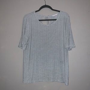 Navy & White Striped Short Sleeve Lauren Conrad